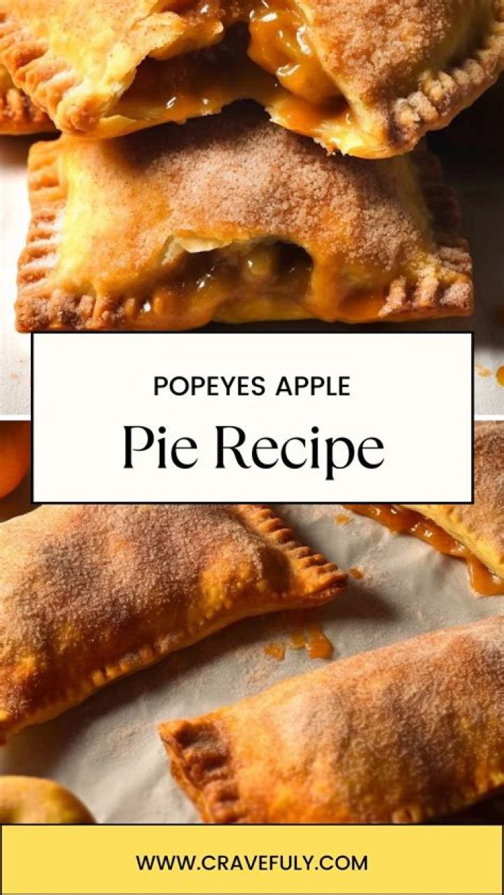 Does Popeyes apple pie?