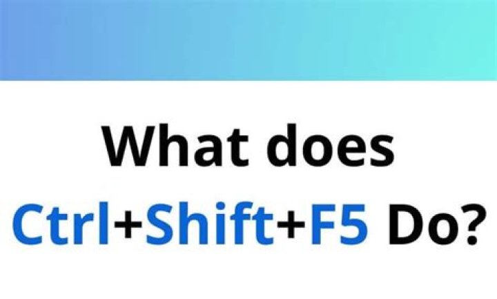 Does shift f5 clear cookies?