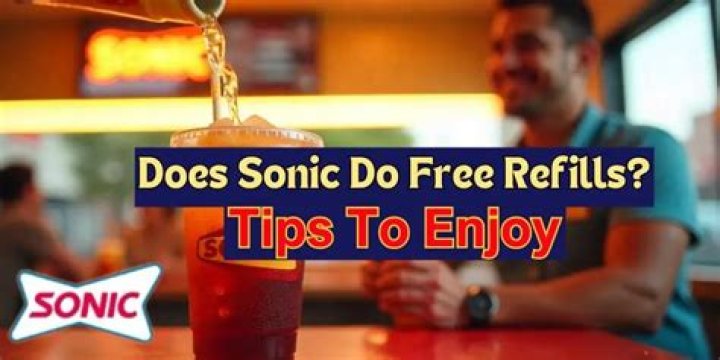 Does Sonic do free refills?