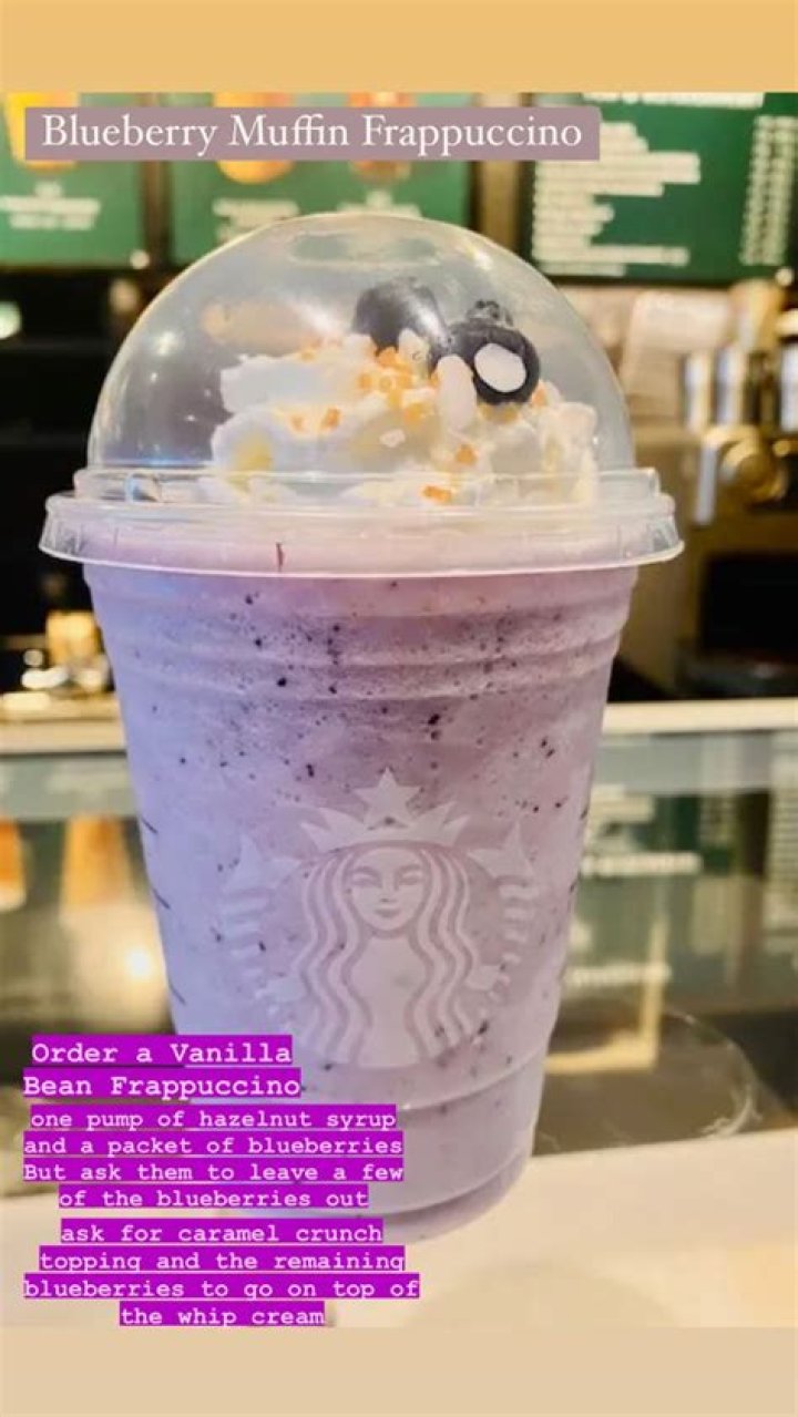 Does Starbucks have a blueberry frappuccino?