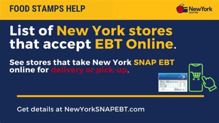 Does Stop and Shop accept EBT NY?