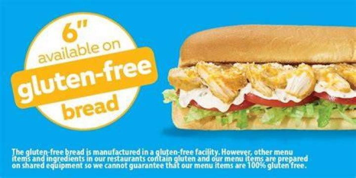 Does subway have gluten free bread?