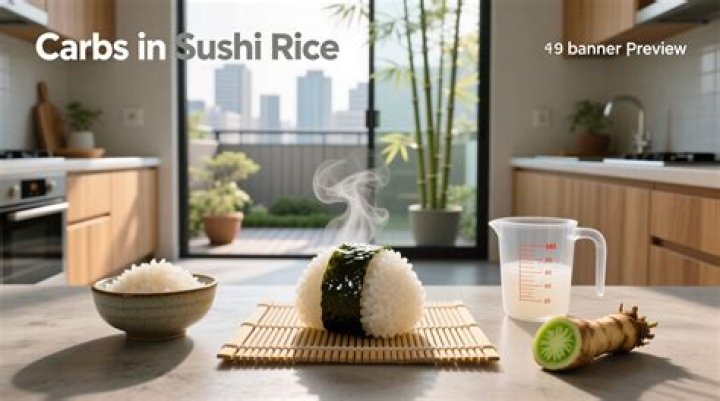Does sushi rice have less carbs?