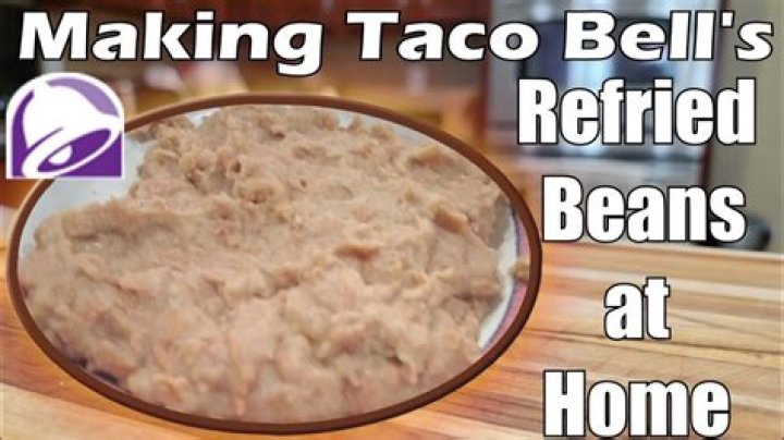 Does Taco Bell use fake beans?