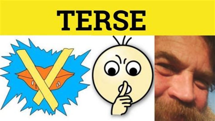 Does terse mean angry?