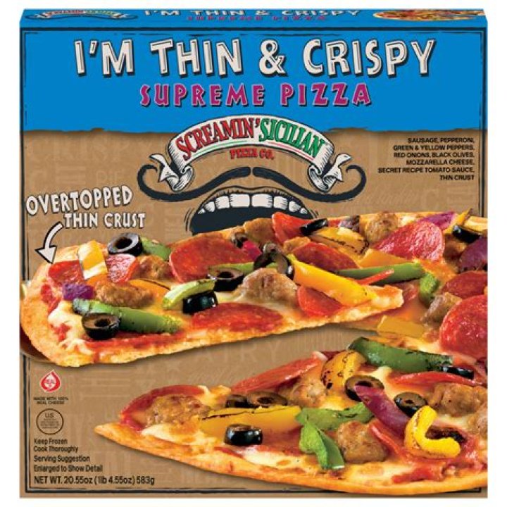 Does thin and crispy pizza have less calories?