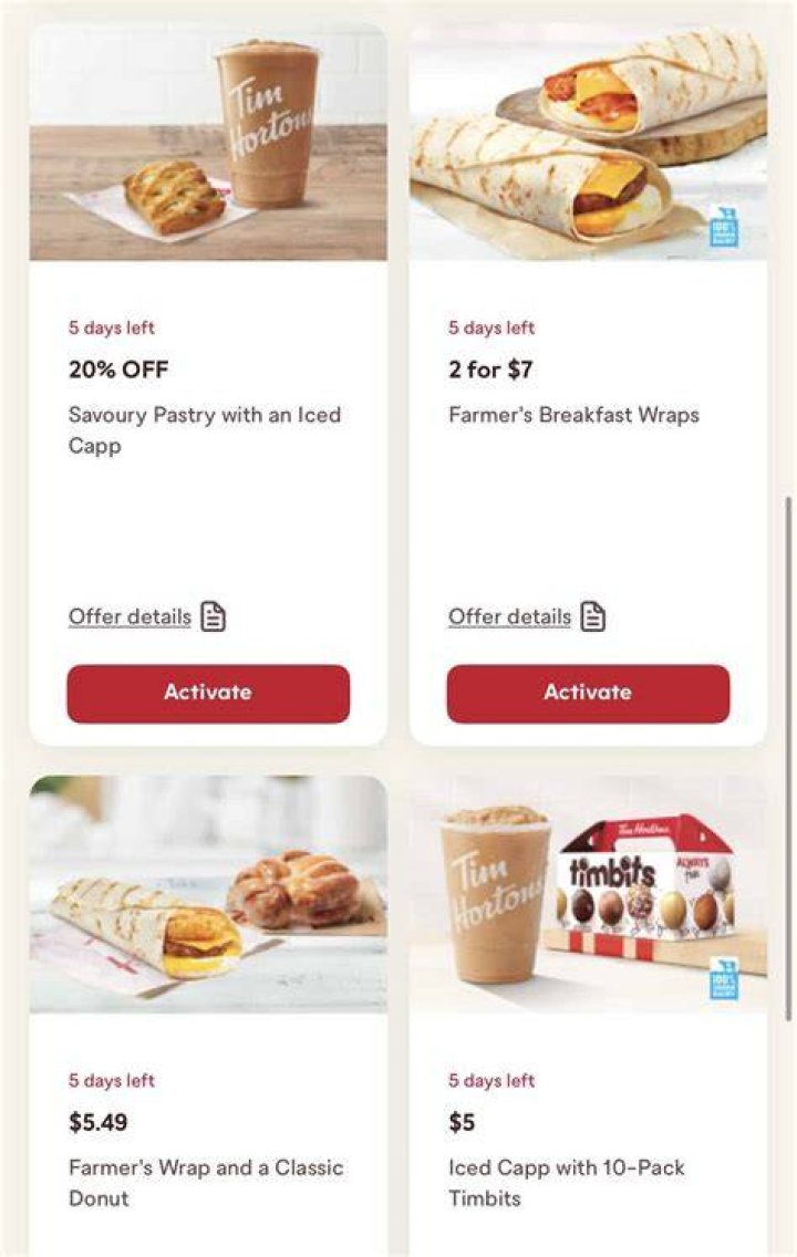 Does Tims have soup in the morning?