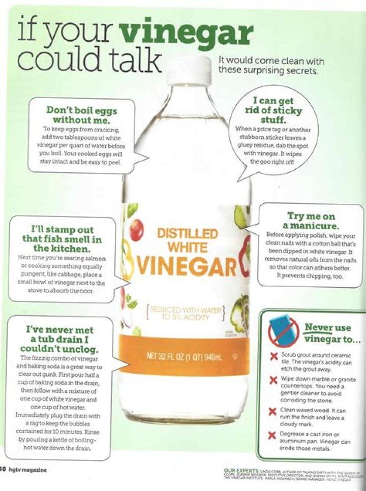Does vinegar get rid of glue?