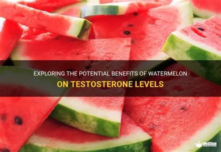 Does watermelon increase testosterone?