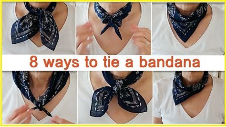 How are you supposed to wear a bandana?