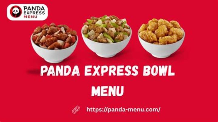 How big is a bowl from Panda Express?