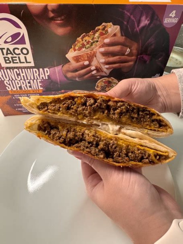 How big is a Crunchwrap Supreme?