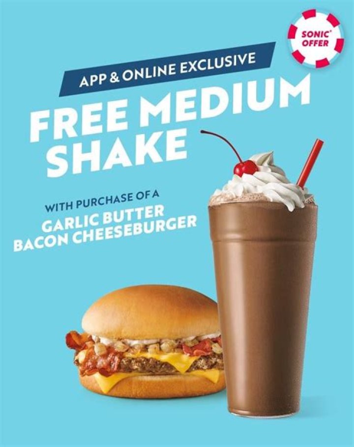 How big is a medium shake from Sonic?