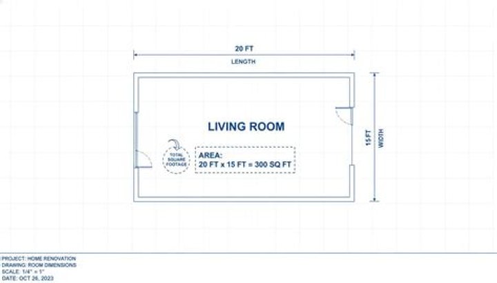How big is a room that is 450 square feet?