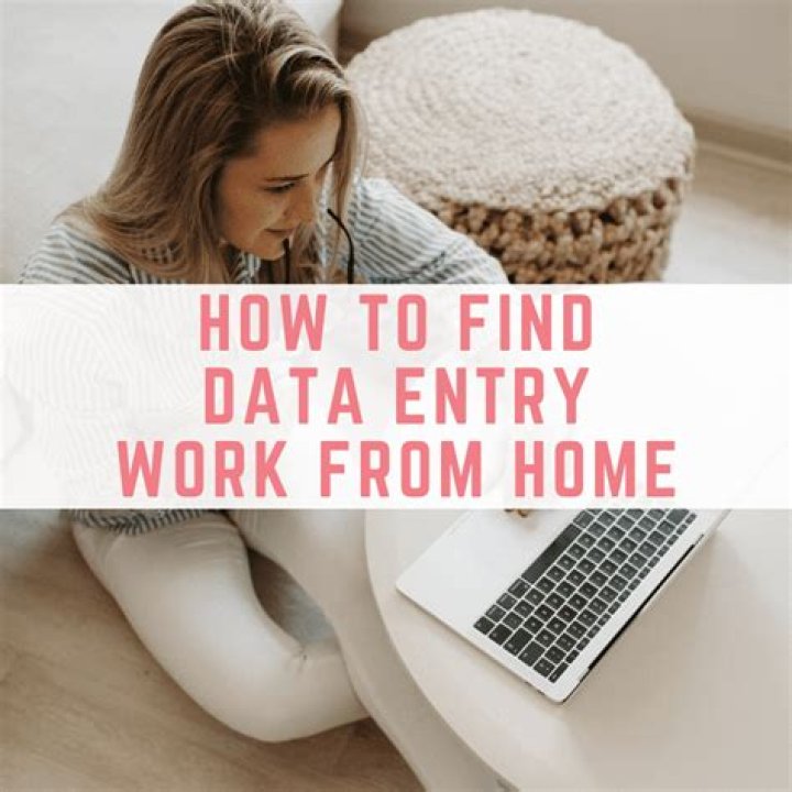 How can I do data entry work from home?