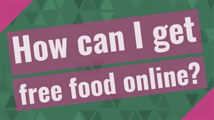 How can I get free food online?