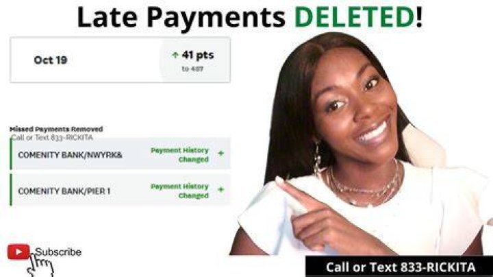How can I get late payments removed from Kohls?