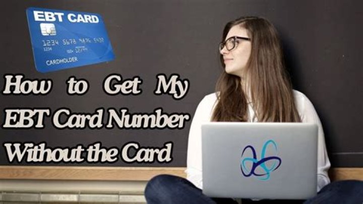 How can I get my EBT card number online?