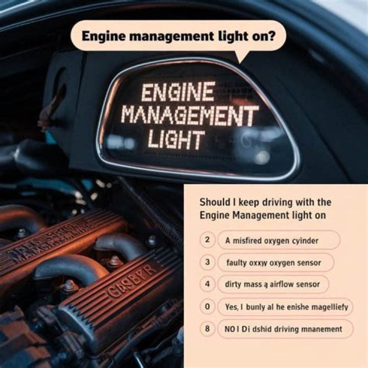 How can I hide my engine management light?