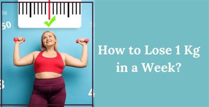 How can I lose 1kg in a week?