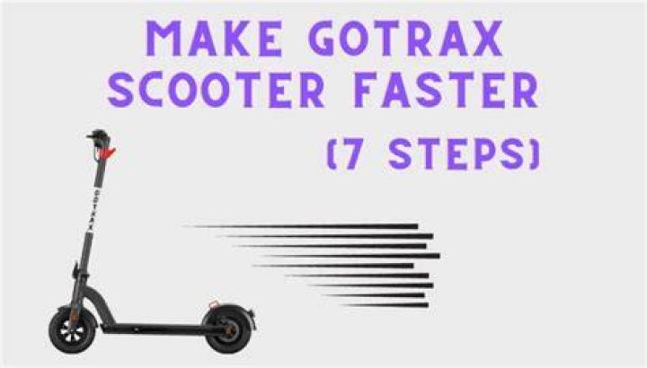 How can I make my hiboy scooter faster?