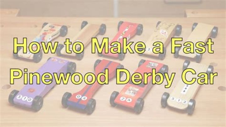 How can I make my Pinewood Derby car faster?