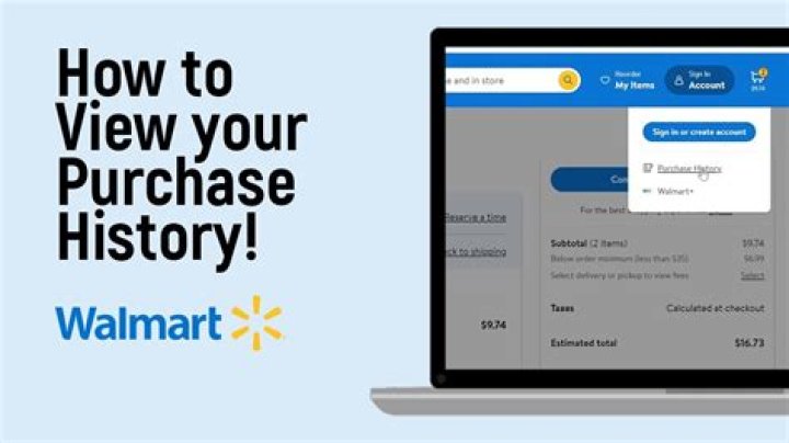 How can I see my Walmart purchase history?