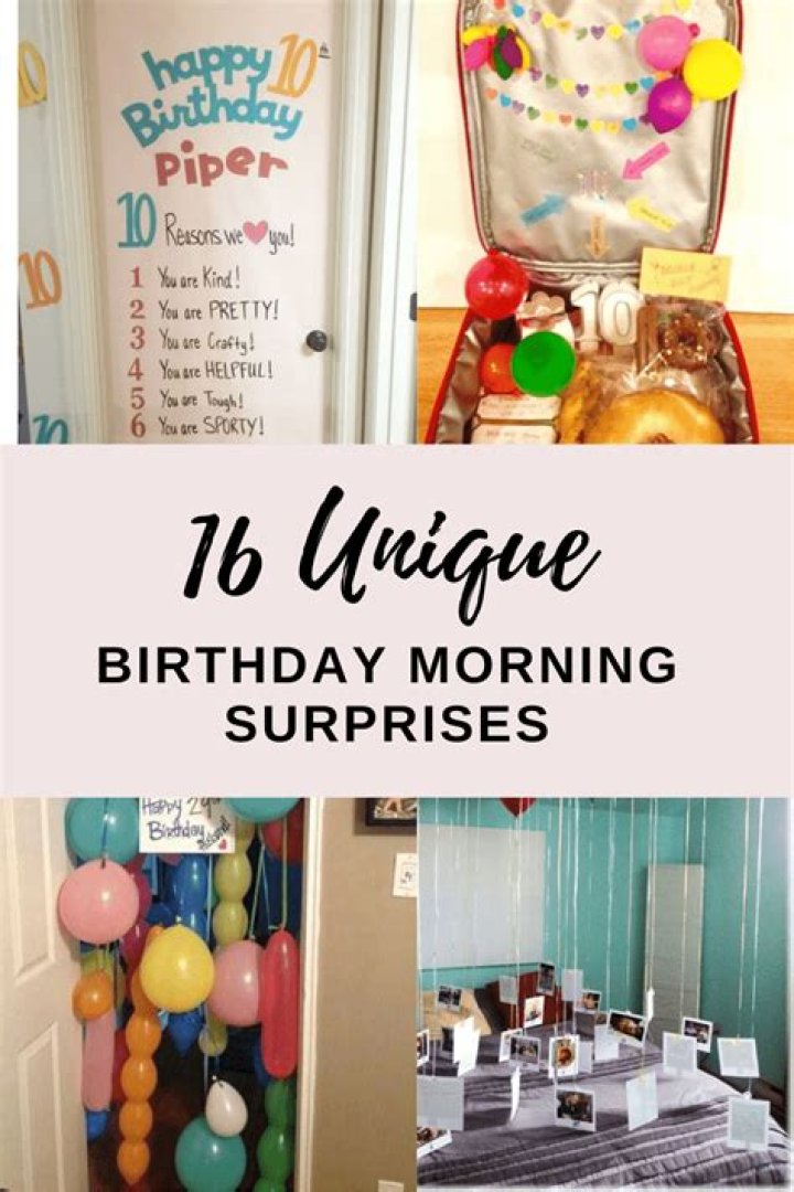 How can I surprise my birthday special?