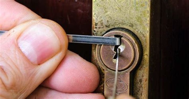 How can you unlock a deadbolt without a key?