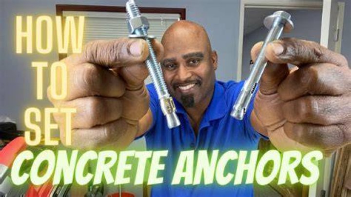 How deep should concrete anchors go?
