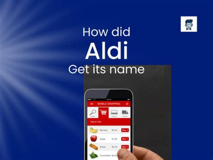 How did Aldi get its name?