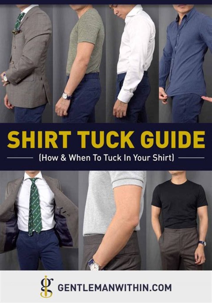 How do fat guys tuck in their shirts?