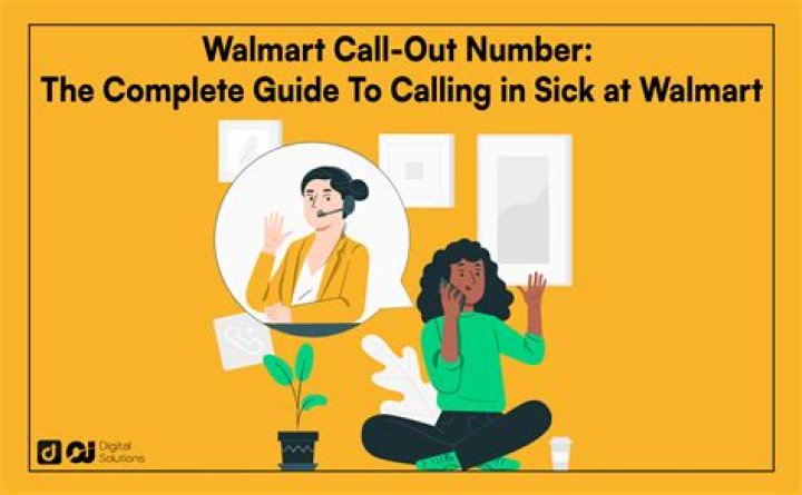 How do I call in sick for Walmart online?