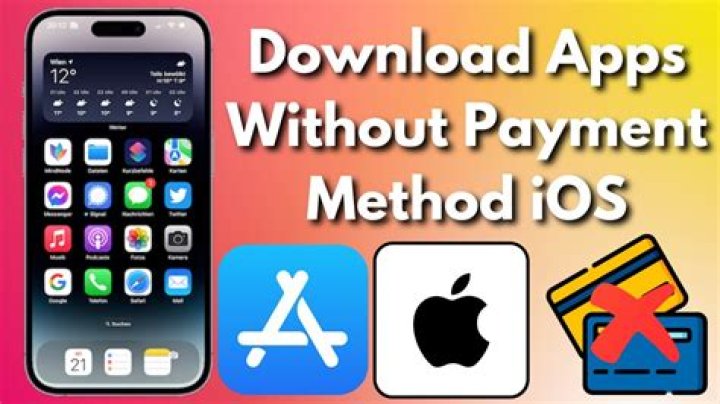How do I change my App Store without payment method?