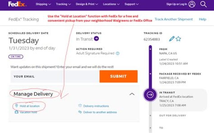 How do I contact FedEx delivery?