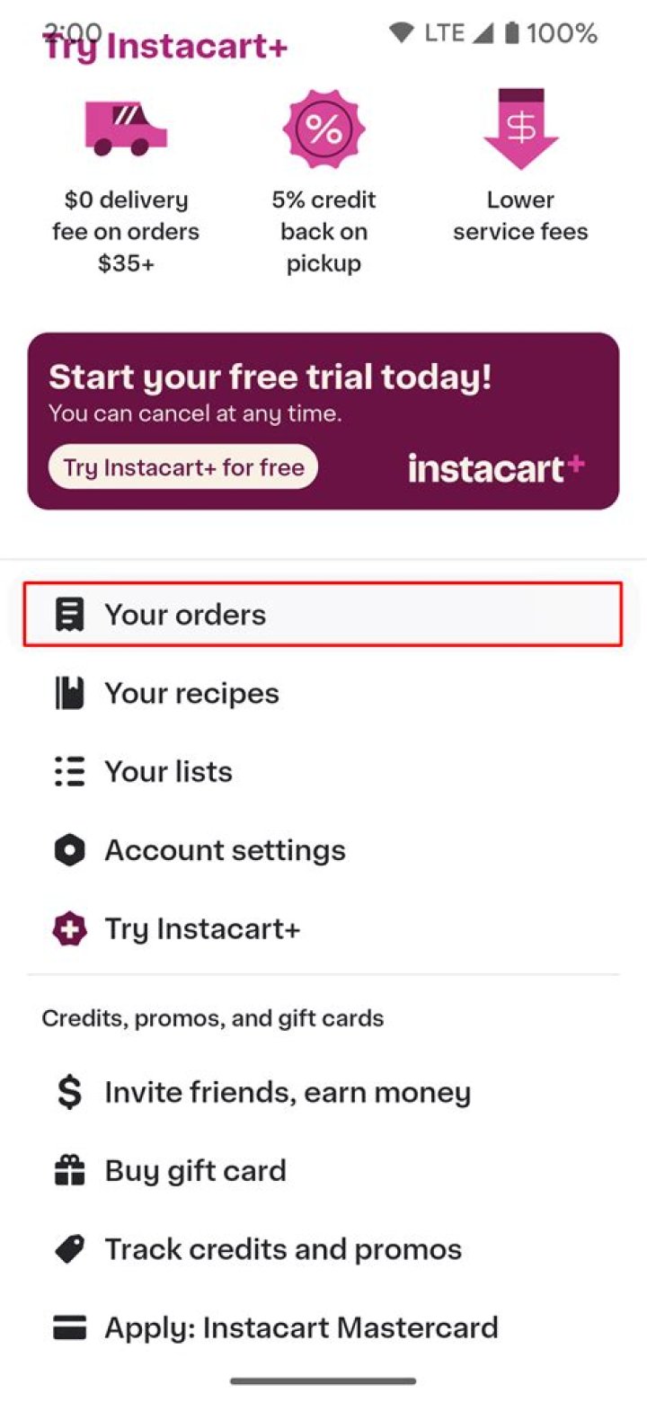How do I contact Instacart by owner?