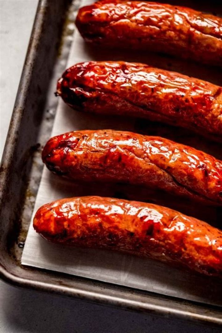 How do I cook fully cooked sausage in the oven?