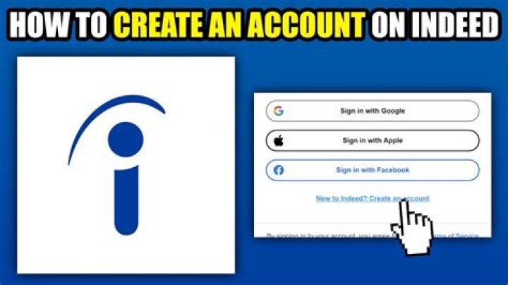How do I create a free indeed account?