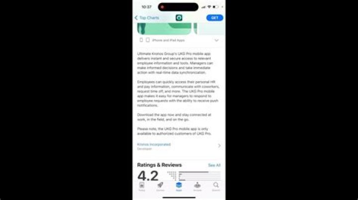 How do I download the UltiPro app on my iphone?