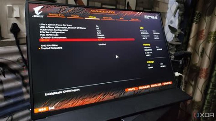 How do I enable my AMD v Gigabyte?