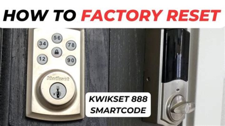 How do I factory reset my Kwikset SmartCode?