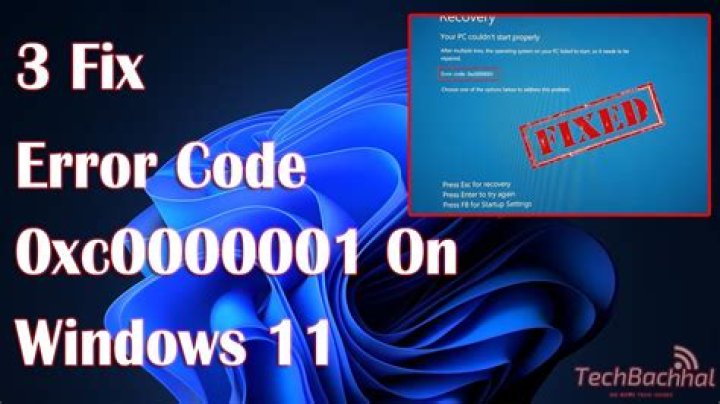 How do I fix 0xc0000001?