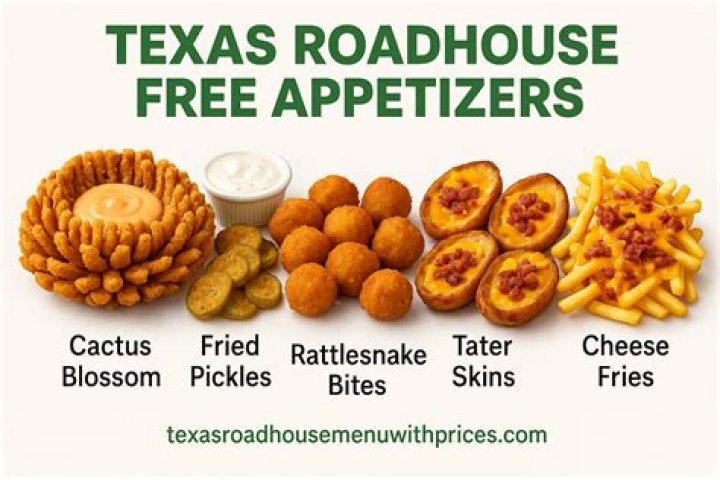 How do I get a free appetizer from Texas Roadhouse?