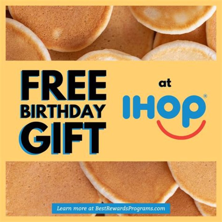 How do I get a free birthday meal at IHOP?