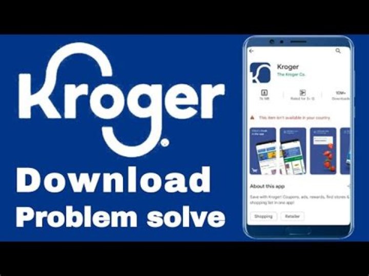 How do I install Kroger app?