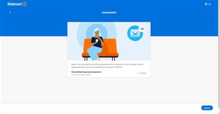 How do I know if I passed the Walmart assessment?