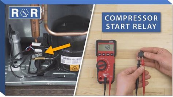 How do I know if my refrigerator compressor relay is bad?