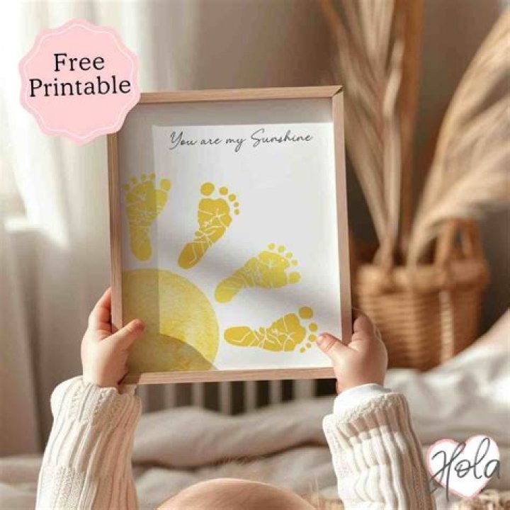 How do I make a baby footprint plate?