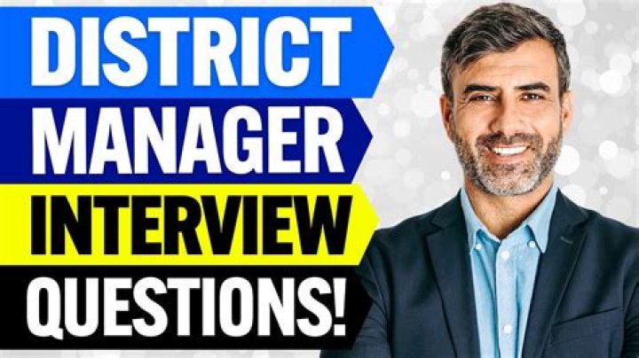 How do I prepare for a district manager interview?