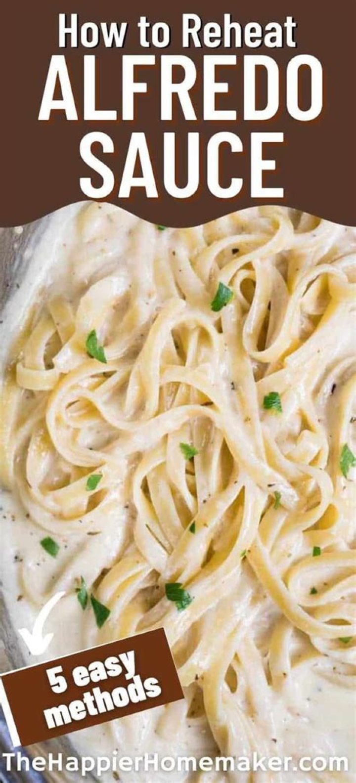 How do I reheat Alfredo sauce?